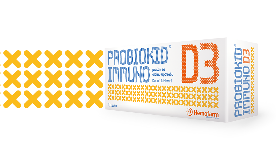 Sinbiotik, za jačanje prirodnih odbrambenih sposobnosti organizma kod djece.